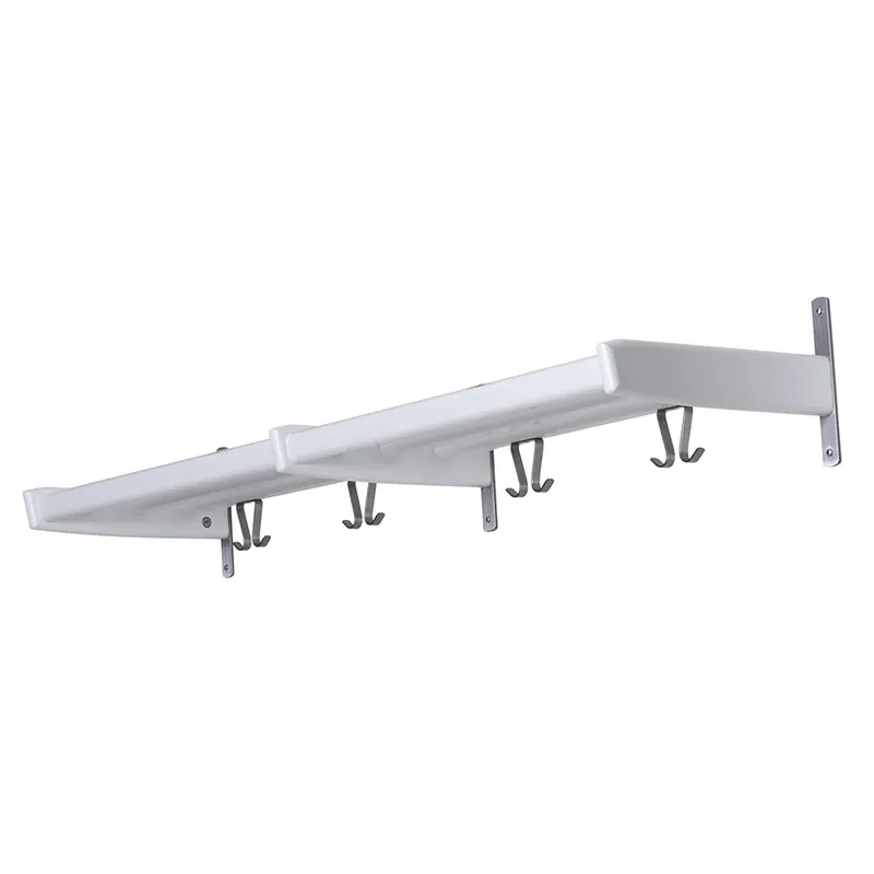 Bästa pris Meja Hatthylla 115 cm Vitlackad Björk